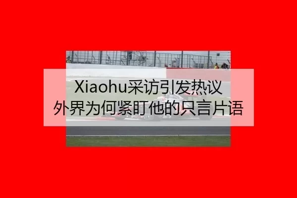 Xiaohu采访引发热议 外界为何紧盯他的只言片语